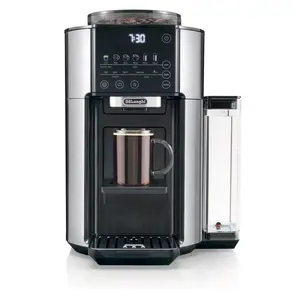 DeLonghi TrueBrew Automatic Single-Serve Drip Coffee Maker with Built-In Grinder