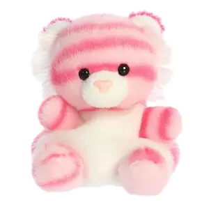 Palm Pals Adorable Rosé Pink Tiger 5 inch Mini Soft Plush Collectable Stuffed Animal