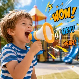 Multi functional speaker toy with functions of amplifying, recording, voice changing, and playing music, A great choice for parent-child interaction and gifts