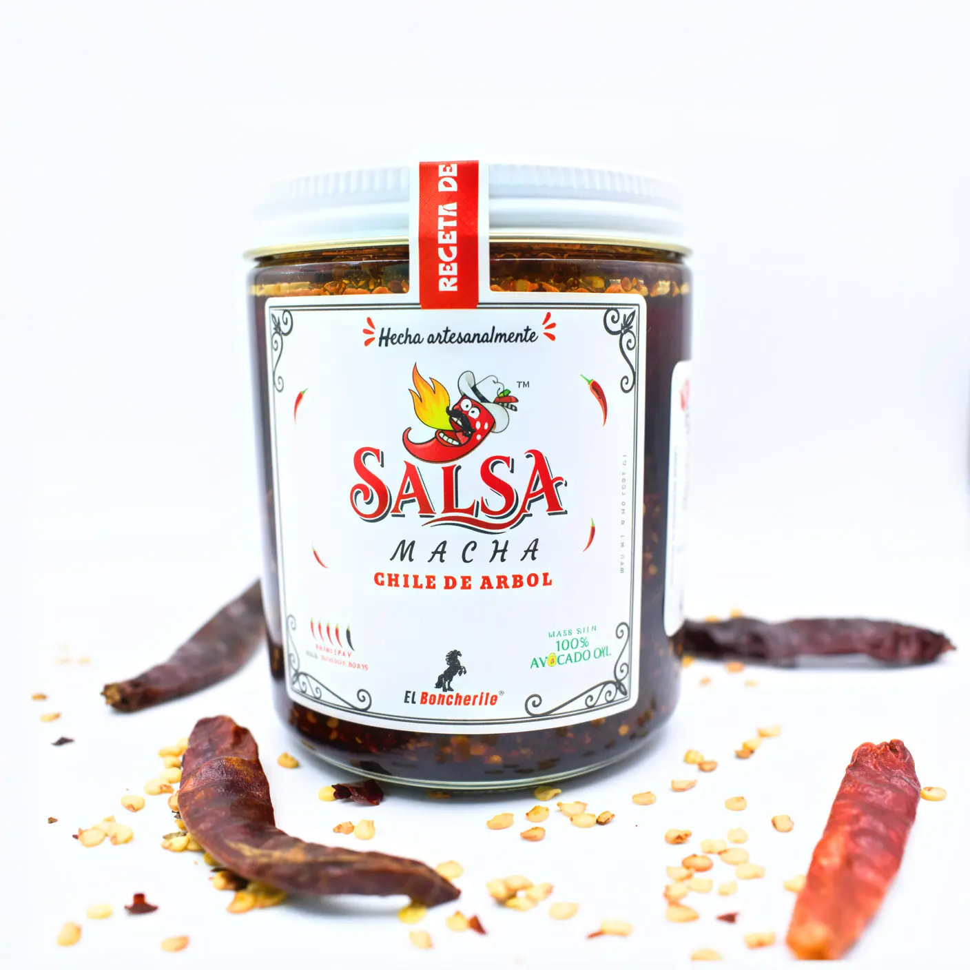 SALSA MACHA MUY PICANTE - CHILI DE ARBOL