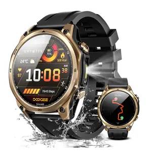 Anywise W1 AI Waterproof Sport Smartwatch, 1.43" AMOLED Touchscreen Display, Dual-Band GPS Smartwatch, 170+ Sports & Fitness Modes, 5ATM Waterproof Smartwatch