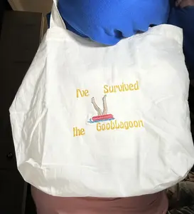 Caseoh GoobLagoon Embroidered Tote Bag