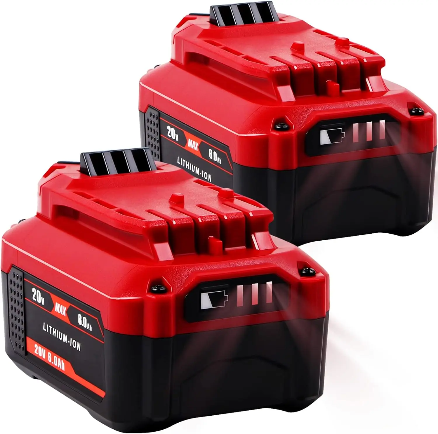 Upgrade 2Pack 6.0Ah 20V Replacement  for V20 Craftsman 20V  MAX CMCB204 CMCB202 CMCB201 CMCD700C1 CMCS500B ( of V20 Cordless Tool Series) High Capacity