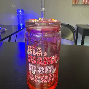 Honey drip hot pink mama cup! Drinkware Lid Snow globe Tumbler