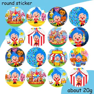 Plim Plim Sticker Pack, Cute Cartoon Stickers for Kids Party Supplies & Scrapbook, Perfect Birthday Gift, Holiday Gift, Party Decorations