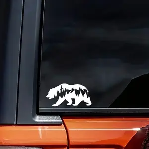 Bear Mountains Adventure Wanderlust Decal Vinyl Sticker Auto Car Truck Wall Laptop