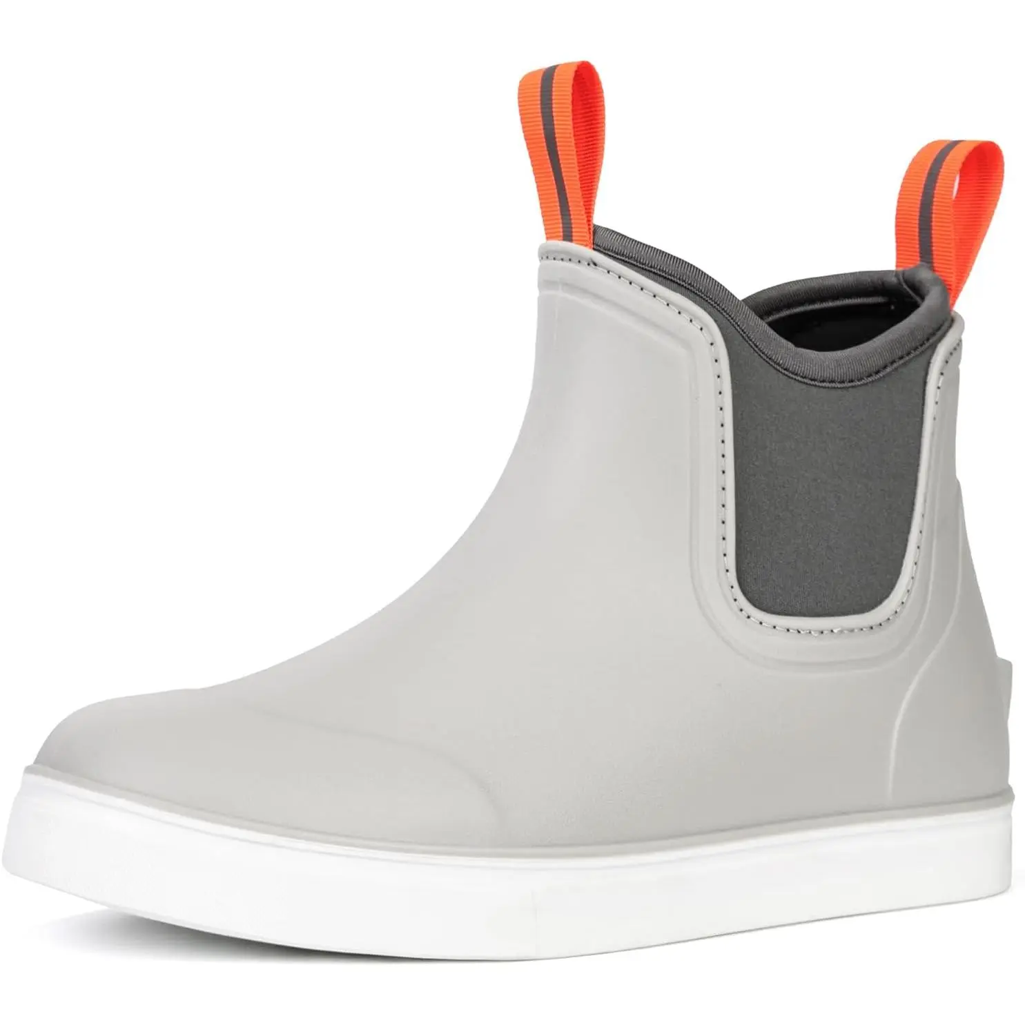 Women's Deck Boots Waterproof Ankle Rain Boots Outdoor Fishing Garden Boots for Women Anti-Slip Lightweight Comfortable Work Shoes