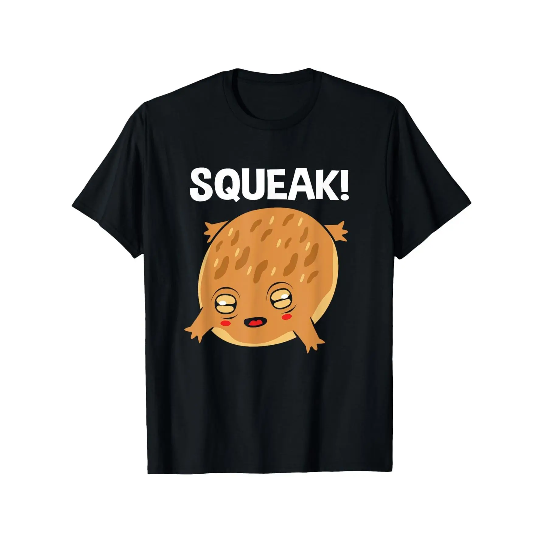 Women's Chic 100% Cotton Short-Sleeve Round Neck Squeaky Desert Rain Frog Jumping Tshirt, Regular Fit, All Seasons Casual Top, Men's Apparel Option, S-XXXL