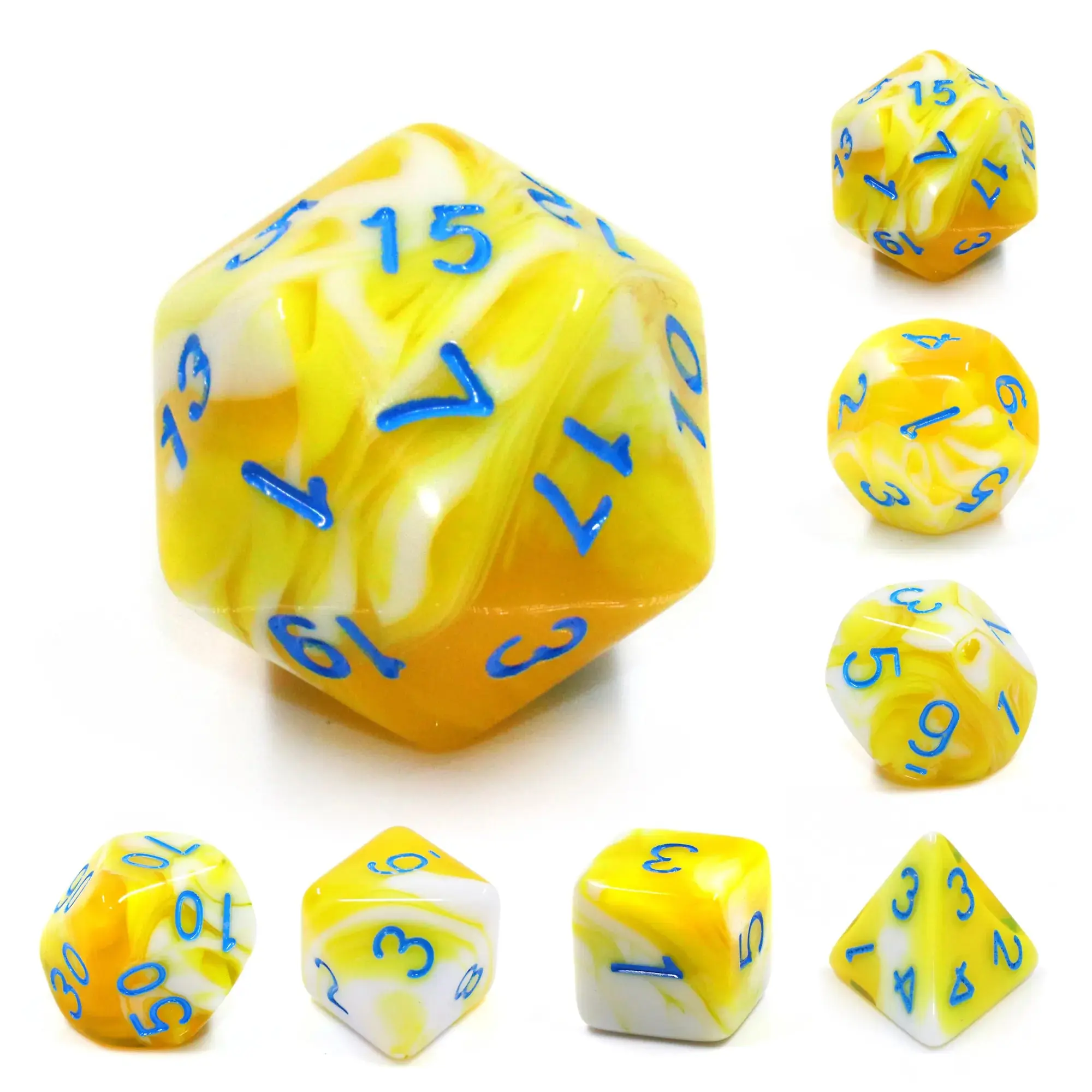 Lemon Cream 7-Dice Set