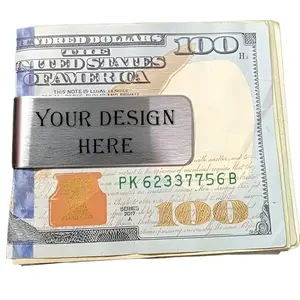 Custom Order Stainless Steel Money Clip Personalized Design