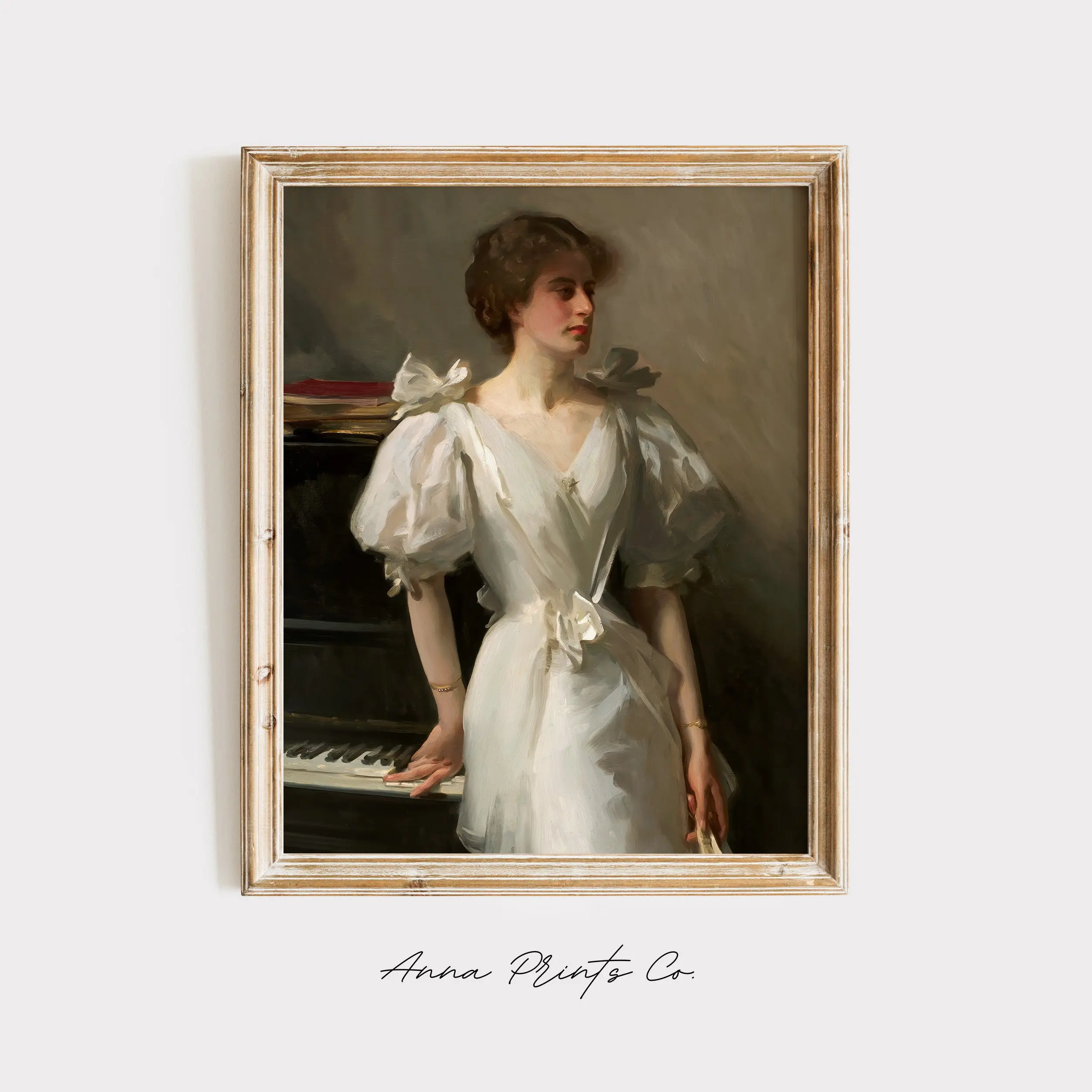 Unframed Vintage Art Print: Catherine Vlasto | John Singer Sargent (1897) | Museum Quality Giclee Artwork | Antique Aesthetic Home Decor