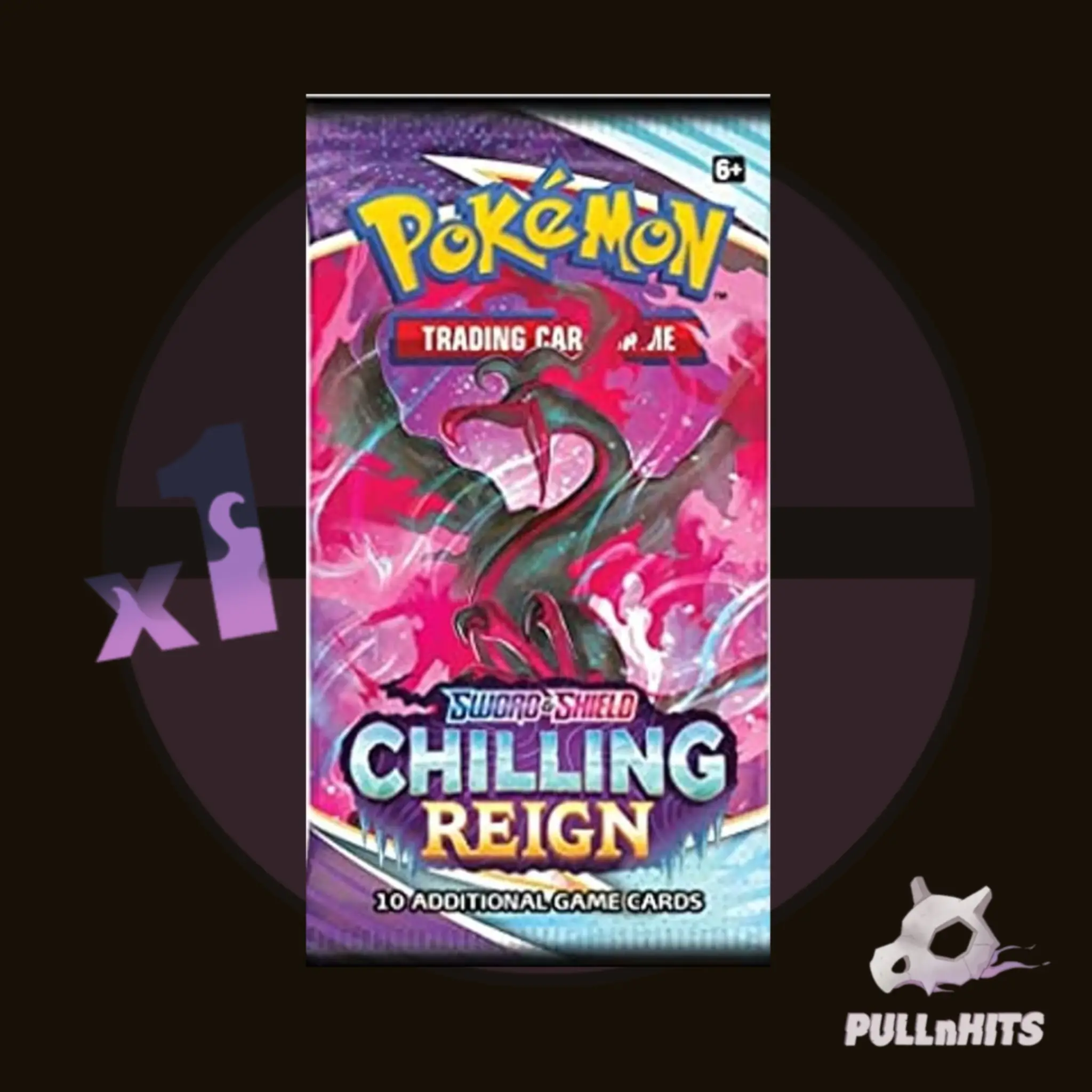 Sword & Shield Chilling Reign Booster Pack - 10 Cards & 1 Basic Energy Pokémon Trading Card Game