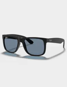 RAY-BAN Justin Classic Polarized Sunglasses, Black