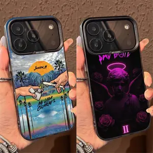 Simple and Sophisticated Design Fashion  J-Junior H Sad Boyz Girlz Phone Case For iPhone 17 16 15 14 13 12 11 Pro Max Plus Air Black Tpu Cover Hoco Christmas and Holiday Best Gifts shockproof soft fashionable pattern anti-fall mobile patriotic aesthetic
