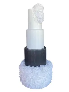 FromJennWithLove Customizable Ivory 5 Tier Event Cake - Smooth Texture, 24 Inch, For Weddings & Milestone Celebrations