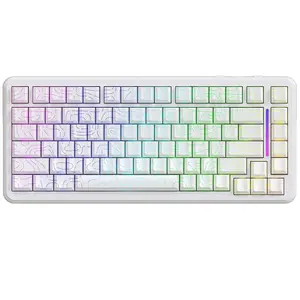 ATTACK SHARK X MAMBASNAKE M82HE 75% Magnetic Gaming Keyboard with 8kHz Quick Polling Frequency, Adjustable Actuation and 0.01mm RT Accuracy - RGB Backlit Gaming Keyboard