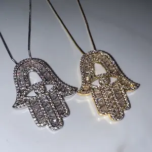 Hamsa Necklace with 18K Gold Plated - Unisex Model