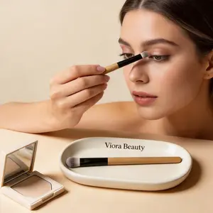 concealer paw brush – Seamless Effortless Application for Concealer to Cover Dark Circles & Discoloration with Blendable Spot Coverage for Liquid or Powder Makeup, Vegan & Cruelty-Free