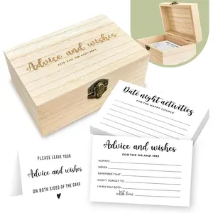 Advice And Wishes For The Mr And Mrs - Wedding Advice Cards For Bridal Shower Decorations, Hilarious Bridal Shower , Advice For The Groom And Bride Box, Wedding  For Reception
