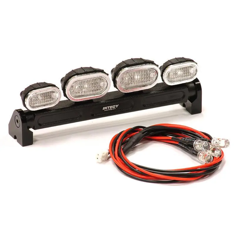 Realistic Roof Top Spot Light Set (4) LED White w/ Adj. Housing for 1/10 1/8 1/5