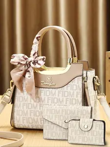 Women's Fashionable Floral Pattern Handbag & Crossbody Bag, Casual Versatile Mama Bag, Stylish and Elegant Designer Bag Set for Daily Wear, Elegant Bags