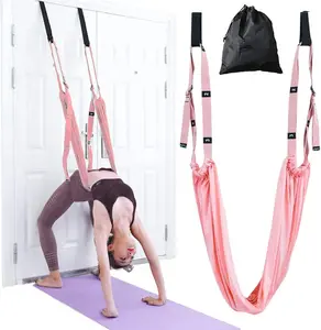 Yoga Door Swing - Yoga Strap, Backbend Training Stretching Rope with Door Anchor, Flexibility Trainer Stretching Equipment Assist Stretch Strap for Fitness Gymnastics Dance Aerial Yoga Ballet