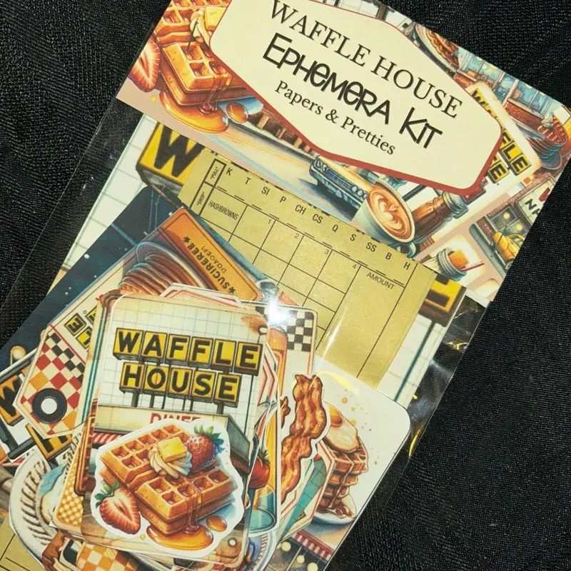 Waffle House Ephemera Kit 30+ pieces Waffle House Ephemera Kit 30+ pieces
