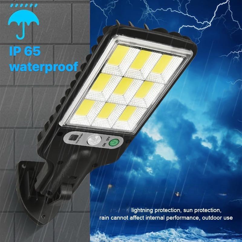 1pc/4pcs Solar Motion Wall Lights Outdoor, 3 Modes Security Lights No Wiring Needed, Du Rable Plastic Polished Finish for Garden, Path, Patio, Warehouse Safety Lighting, Solar Motion Lights, Pathway, Wallmounted Lights, Rechargeable Lights