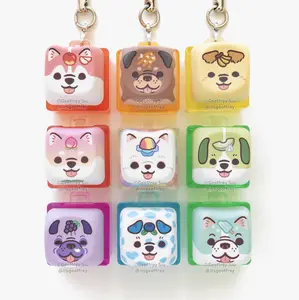 Series 5 Dog Shaped Creamy Clicky Keychain
