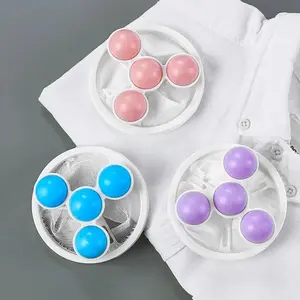 3pcs Washer Hair Filter Set, Floating Dehairing Device No Power Needed, Commercial Cleaning Mesh Bag, Durable Material Easy Use