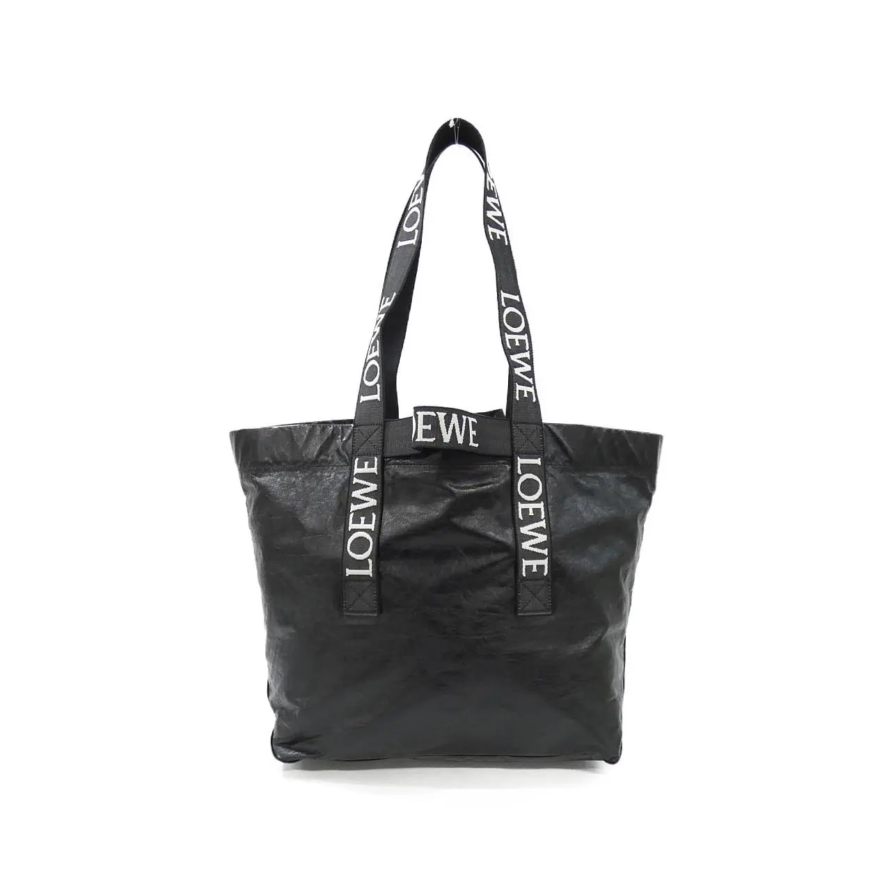 Pre-owned Loewe Calfskin Tote Bags Fold Shopper Paper Calf Bag