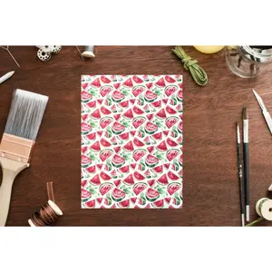 Clay Transfer Paper, Watercolor Watermelon , Polymer Clay Transfer Sheet Paper