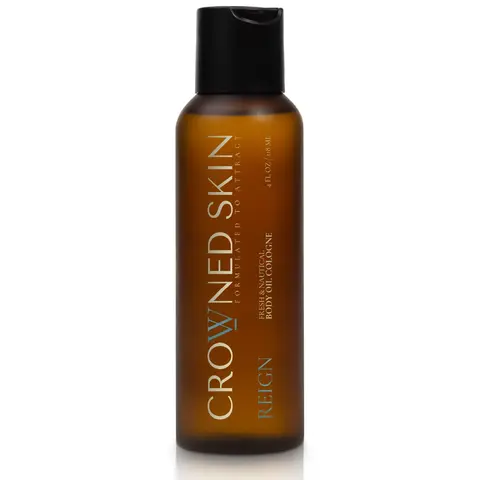 Reign Fragranced Body Oil | Lightweight | Nourishing Body Oil | Aroma of Bergamot | Jojoba & Pepper Blend | Cosmetic | Smooth Finish