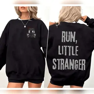 Run Little Stranger Sweatshirt Malachi Vize Hoodie Leigh Rivers Merch Dark Romance Merch Book Lovers Unisex Sweater Ligh Hoodied Lightweight Crewneck Sweatshirt