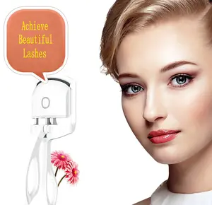 Heated Eyelash Curlers, Heated Lash Curler, Electric Eyelash Curler, Rechargeable Eyelash Curler, Handheld Eyelash Heated Curler