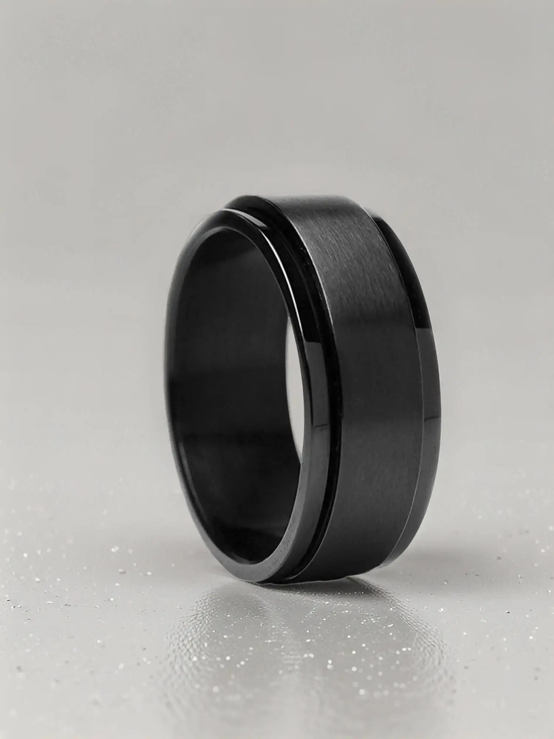 Rotatable Stainless Steel Ring, Spinner Rings, Beautiful Rings, Fashionable Casual Jewelry, Perfect Gift for Friends & Family, All-Season Wear, Daily & Party Use