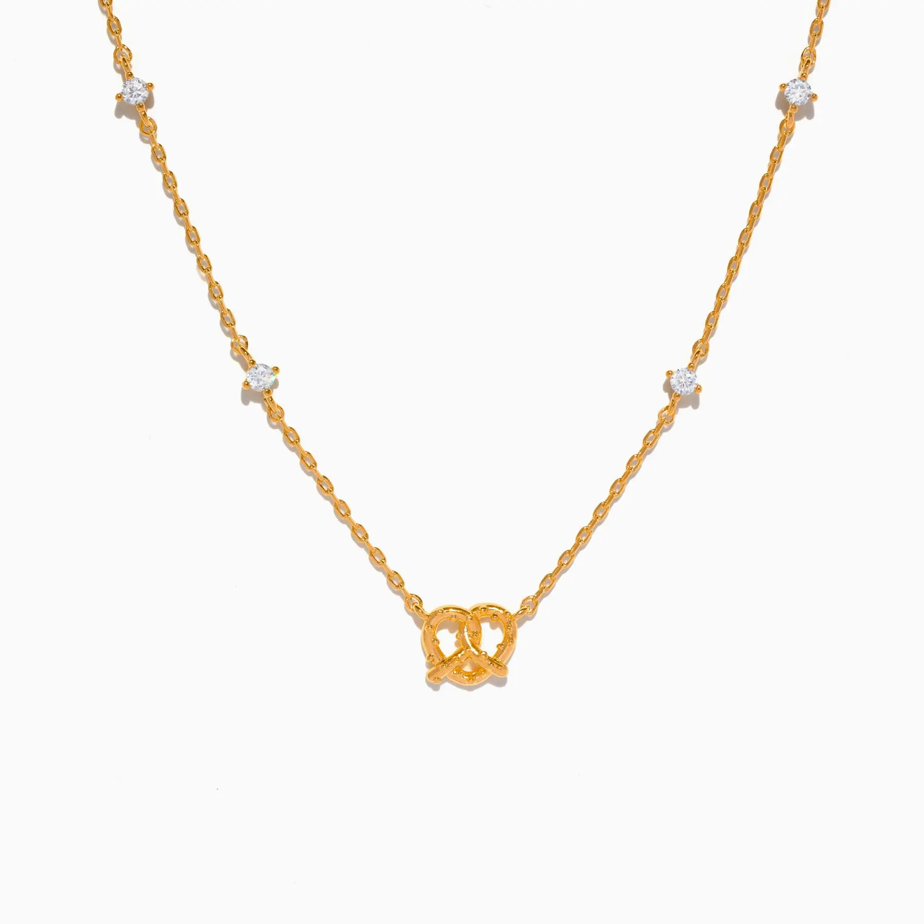 Salted Pretzel Necklace
