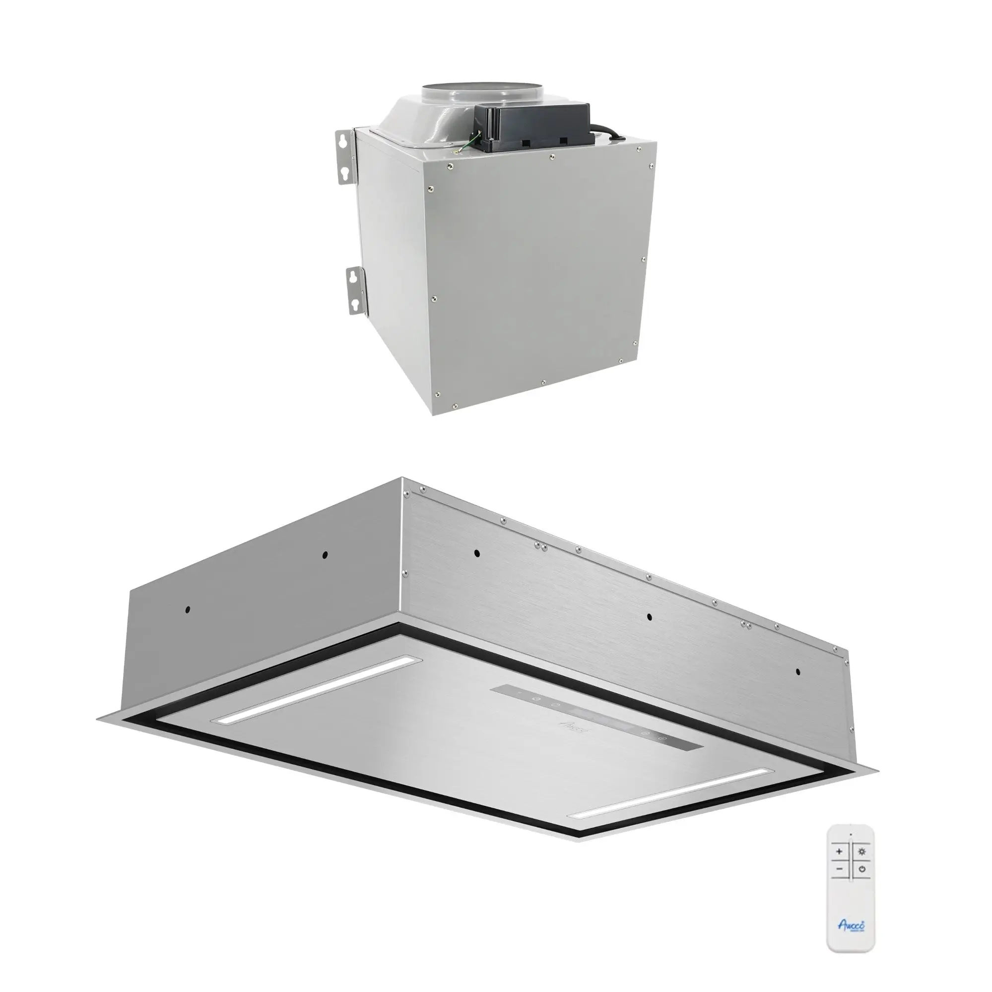 RH-IT08-CR Ceiling Mount Range Hood  Split Insert - 1000 CFM & 8" Vent