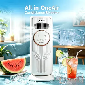 All-Season Climate Tower Fan for Bedroom - Fast Heating & Cooling, 3 Wind Settings, 2 Warmth Levels, Remote Control, Slim Oscillating Design, Energy Efficient, 28ft/s Airflow for Home Use