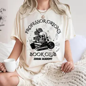 Comfort Colors Professor Orion's Book Club T-shirt, Zodiac Academy Reader Fan Tee, Bookish Gift