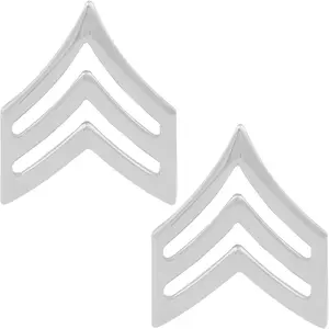 Law Enforcement First Responder Fire Police and EMS Sergeant Chevron 1 pair