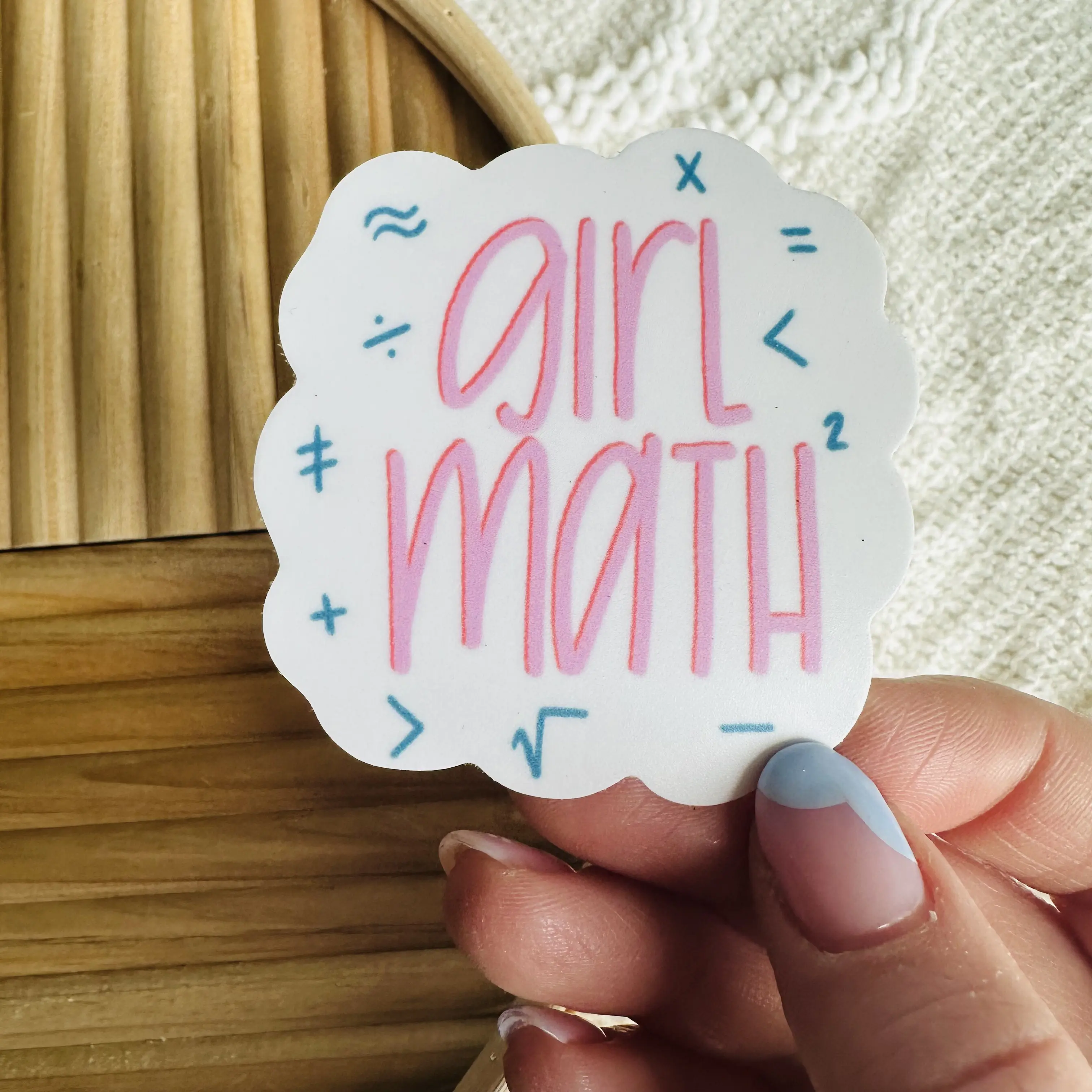 Girl Math Sticker