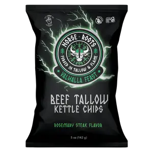 Valhalla Feast - Beef Tallow Kettle Chips (6-Pack)