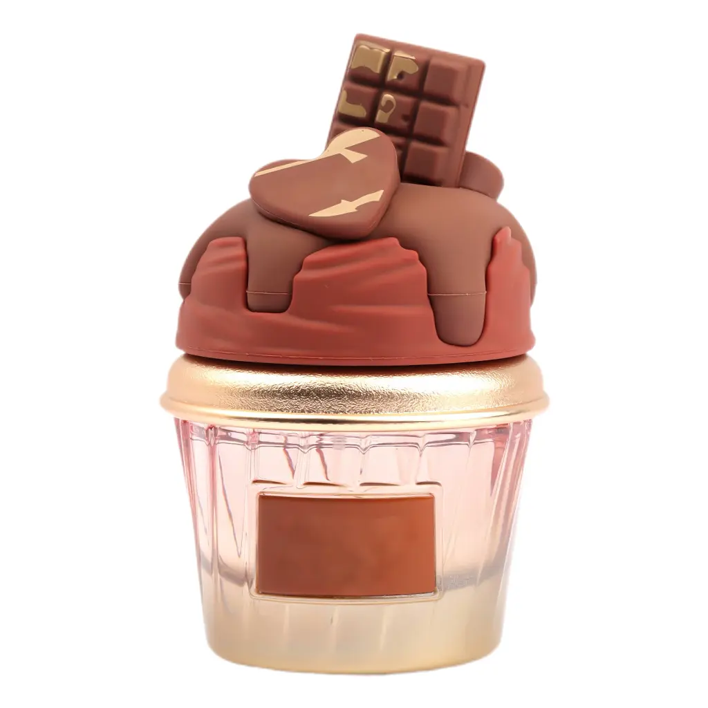 Fragrance Perfume 75ml Fresh Sweet Scent Creative Dessert Bottle Design Brown Bottle with Chocolate Candy Cocoa Fruit Aroma Purple Bottle with Strawberry Raspberry Cotton Candy Fragrance Long-lasting Scent Suitable for Any Occasion Gentle Non-irritating