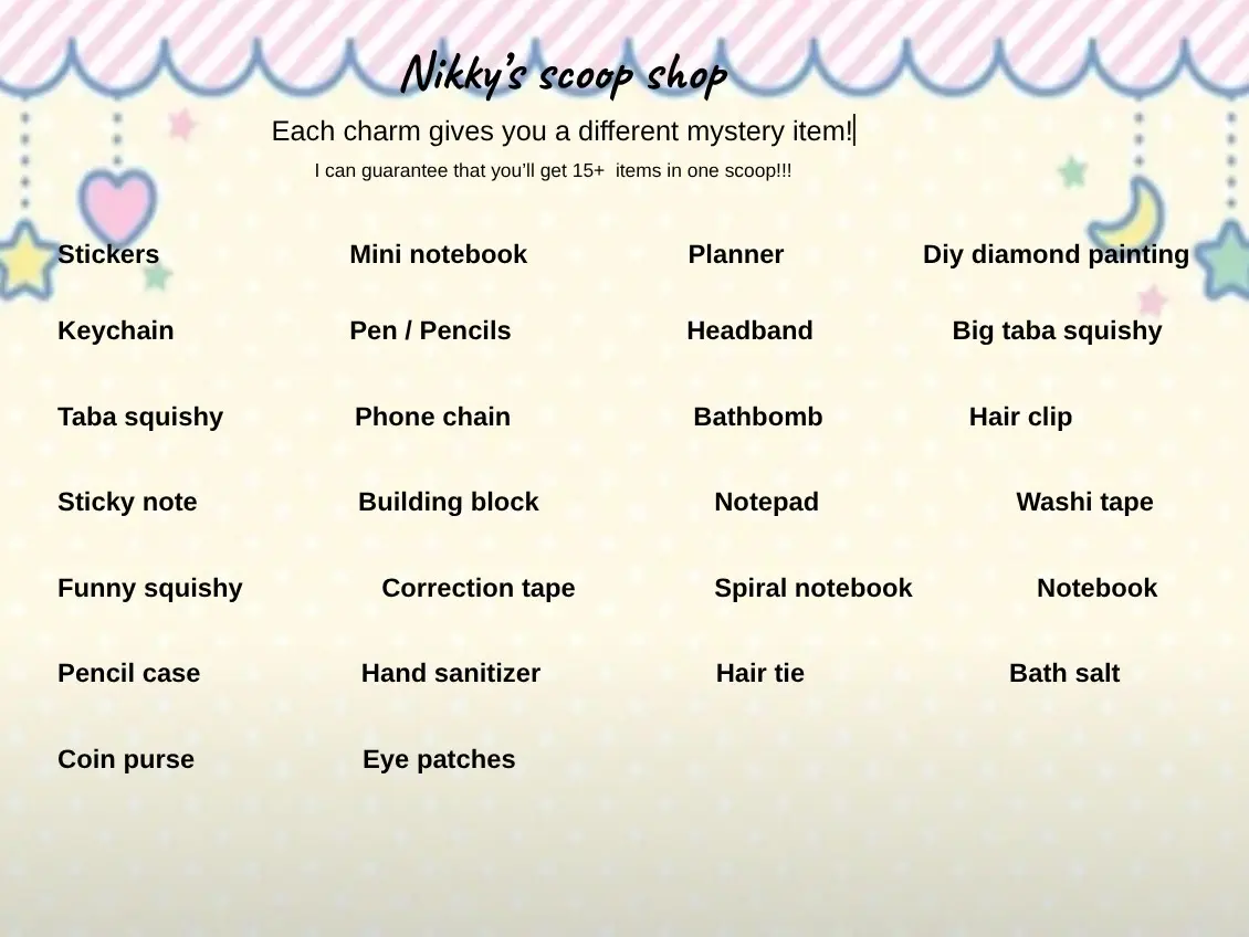 Cute stationery