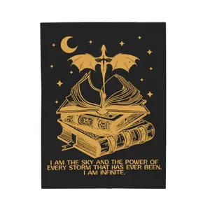 Fourth Wing Blanket The Empyrean Blanket Basgiath War College Blanket Dragon Rider Blanket Fourth Wing Merch Rebecca Yarros Blanket