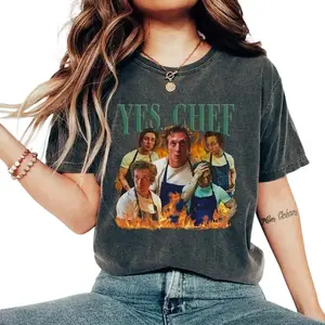 Yes Chef T-Shirt, The Bear, Jeremy Allen White Shirt, Funny Trending Shirt, Movie T-ShirtYes Chef T-Shirt, The Bear, Jeremy Allen White Shirt, Funny Trending Shirt, Movie T-Shirt