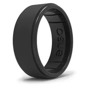Enso Rise Silicone Ring - Obsidian