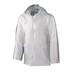 Augusta Sportswear Adult Clear Hooded Rain Jacket