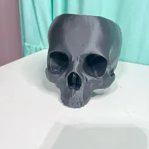 3D printed skull arm, heart and snake boy spooky  figurines